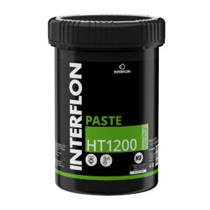 Interflon Paste HT1200 í svartri dós og túpu.