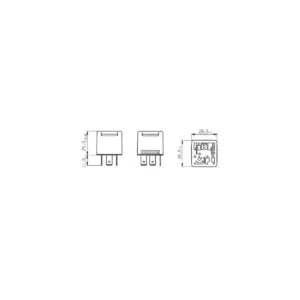 Alternative view of Relay 24V 40A 4 pinna