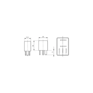 Alternative view of Relay 12V 30A 5 pinna