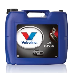Rauður 1 lítra brúsi af Valvoline ATF DEX/MERC