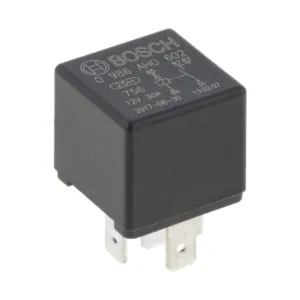 Relay 12V 30A 5 pinna með díoðu