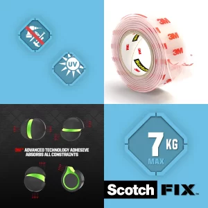 Double tape S-Fi Transperant 19mm / 1,5m - Image 3