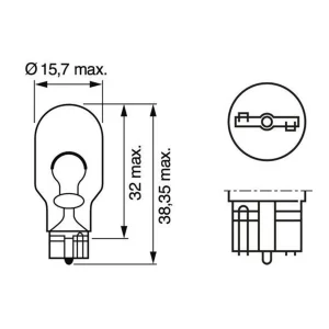 Pera 16W 12V Pure Light 2 stk. - Image 3