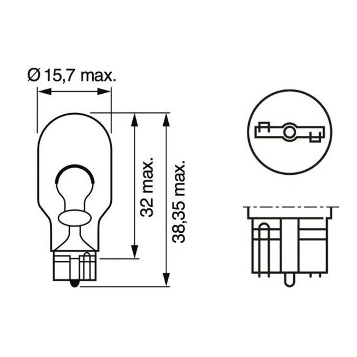 Pera 16W 12V Pure Light 2 stk. - Image 4