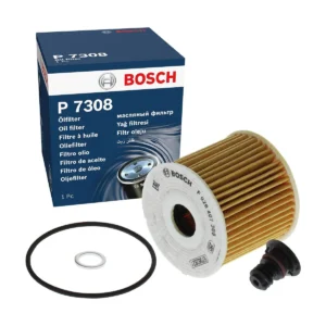 Bosch P 7308 olíusíuinnlegg með þéttingum, olíutæmingartappa og umbúðum