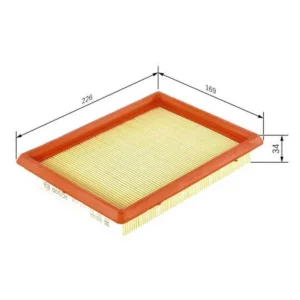 Loftsía - Bosch Air Filter S 3593 - Image 2