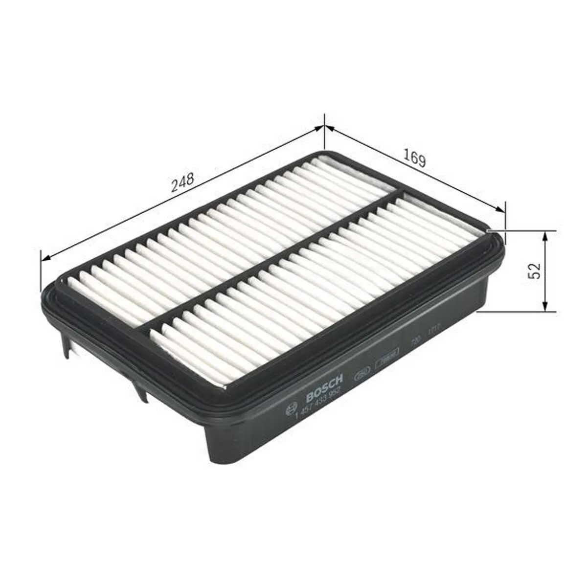 Loftsía - Bosch Air Filter S 3952, viðbótarmynd 2