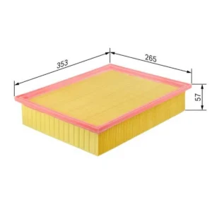 Loftsía - Bosch Air Filter S 0055, viðbótarmynd 2