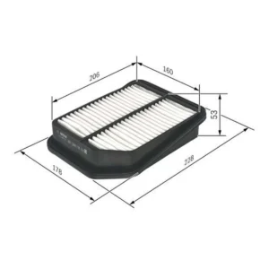Loftsía - Bosch Air Filter S 0125, viðbótarmynd 2