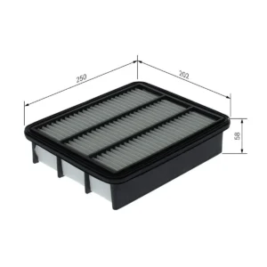 Bosch S 0744 vélaloftsía, vörunúmer F026400744