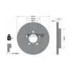 TEXTAR Bremsudiskur aftan 315mm, 92332903