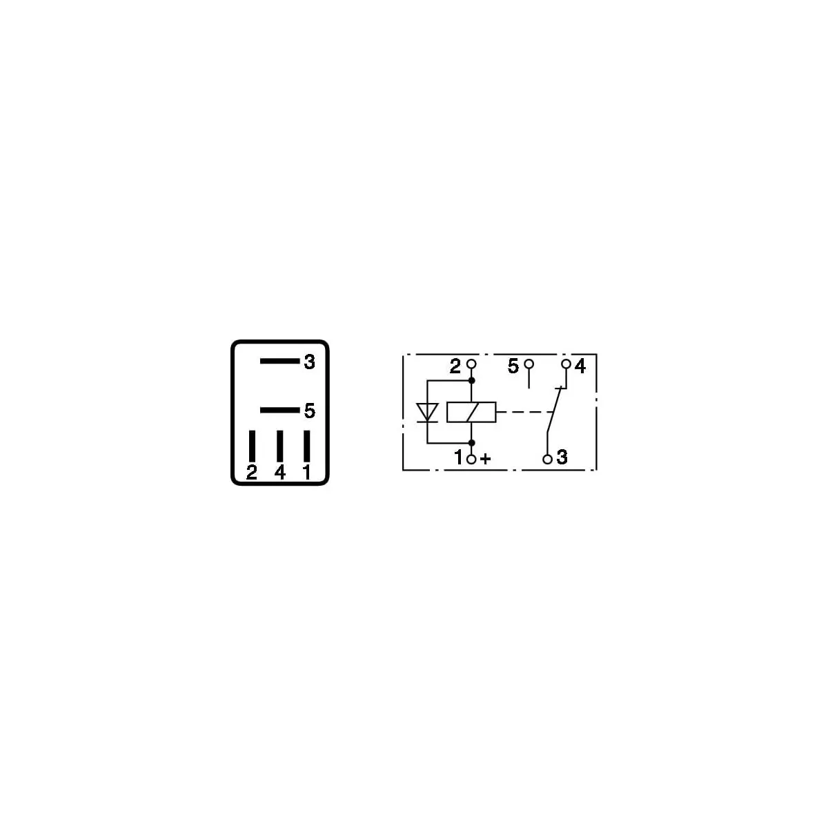 Relay Micro 24V 10A 5 pinna - Image 3