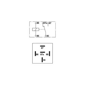 Relay 12V 20/30A 5 pinna - Image 4