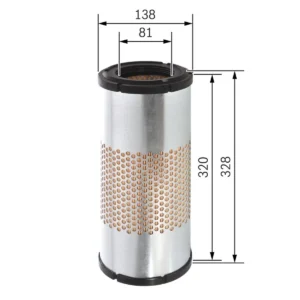 Loftsía - Bosch Air Filter S 0317, viðbótarmynd 2