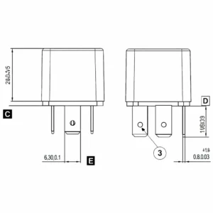 BOSCH Relay 24V 40A 4 pinna, viðbótarmynd 3