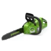 Greenworks 48V keðjusög 36 cm – keðjusög séð frá hlið