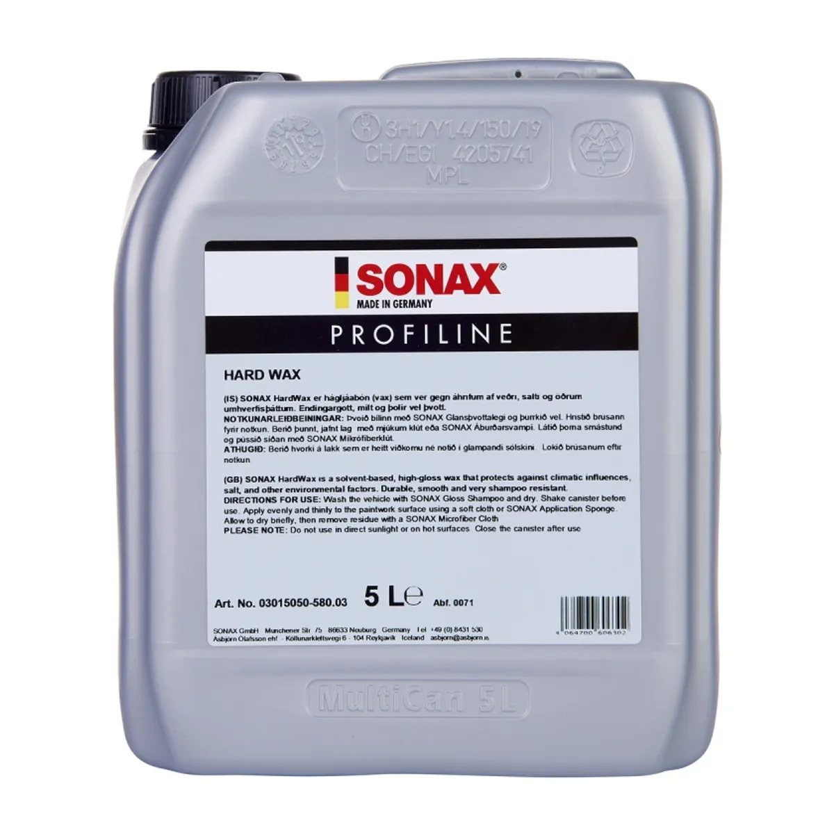 Sonax Hard Wax bílabón - Image 2