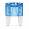 Flösser Öryggi spaða MINI 15A ljósblátt 11,5mm