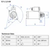 Startari Bosch 12V 2,3 kW – vörunr. 0986024120