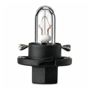 Flösser Pera 1,2W 12V BX8,4d svört fatning
