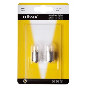 Flösser R10W bílapera 12 V 10 W með BA15s sökkli, 2 stk.