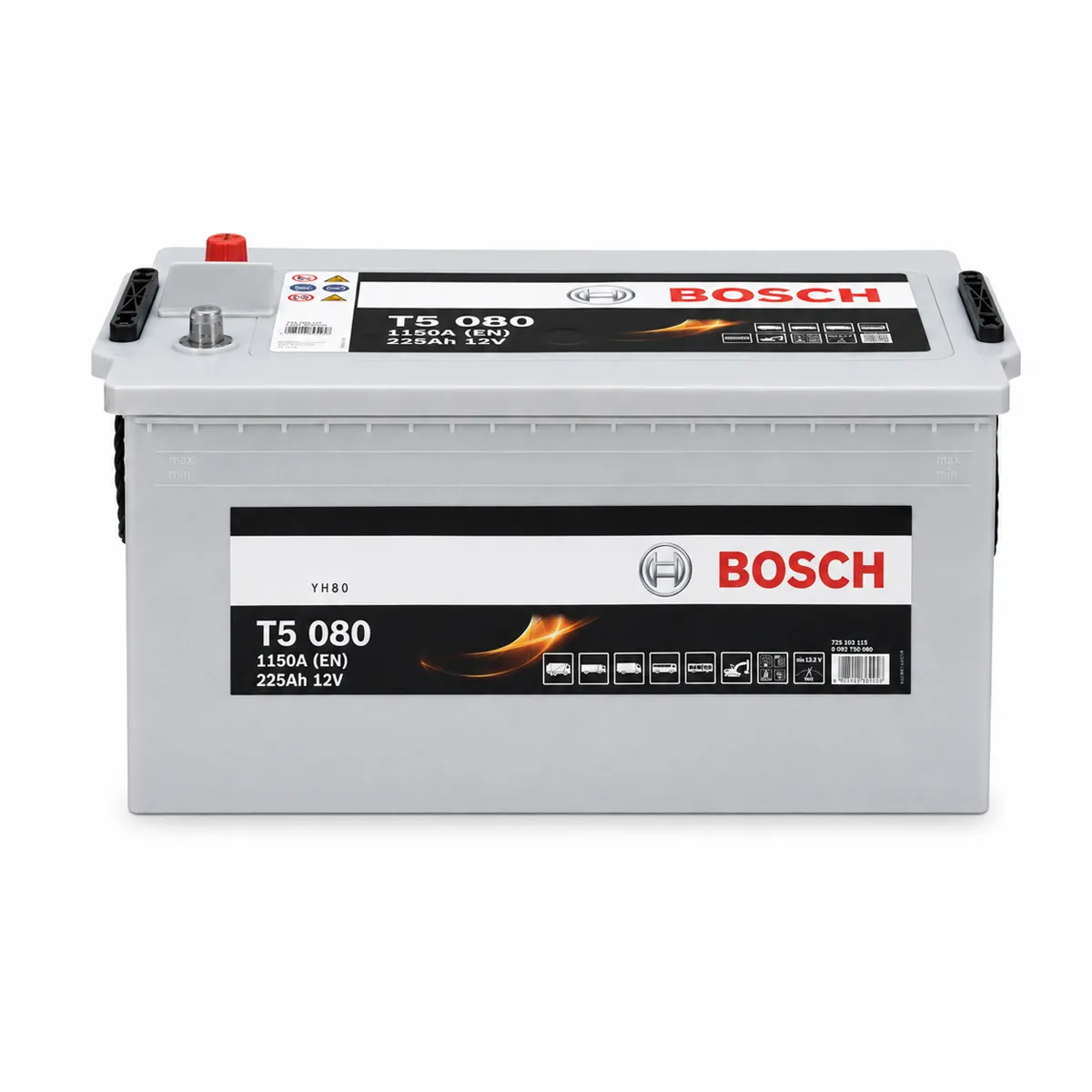 Rafgeymir Bosch 12V 225Ah / 1150A Silver