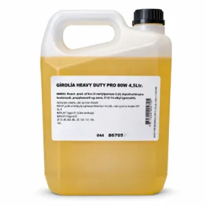 Gírolía 80W Heavy Duty GL-4 - 4,5L