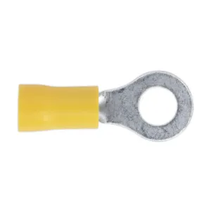 Sealey gulur kapalskór 6,4 mm fyrir 12–10 AWG leiðara