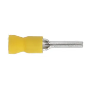 Sealey gulur pinnakapalskór 14 x 2,9 mm fyrir 12–10 AWG