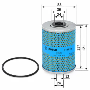 Olíusía - Bosch Oil Filter P 9610 - Image 4