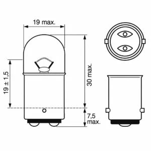 Pera 5W 24V BA15d Trucklight - Image 3