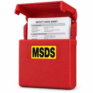 Alternative view of Skjalabox fyrir öryggisblöð SDS miðstærð
