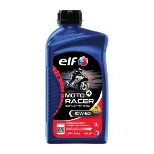ELF Moto 4 Racer 10W-60 synþetísk smurolía