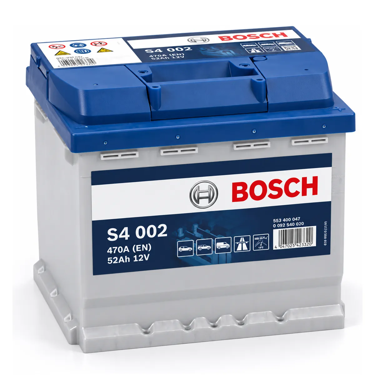Rafgeymir Bosch 12V 50Ah / 550A EN